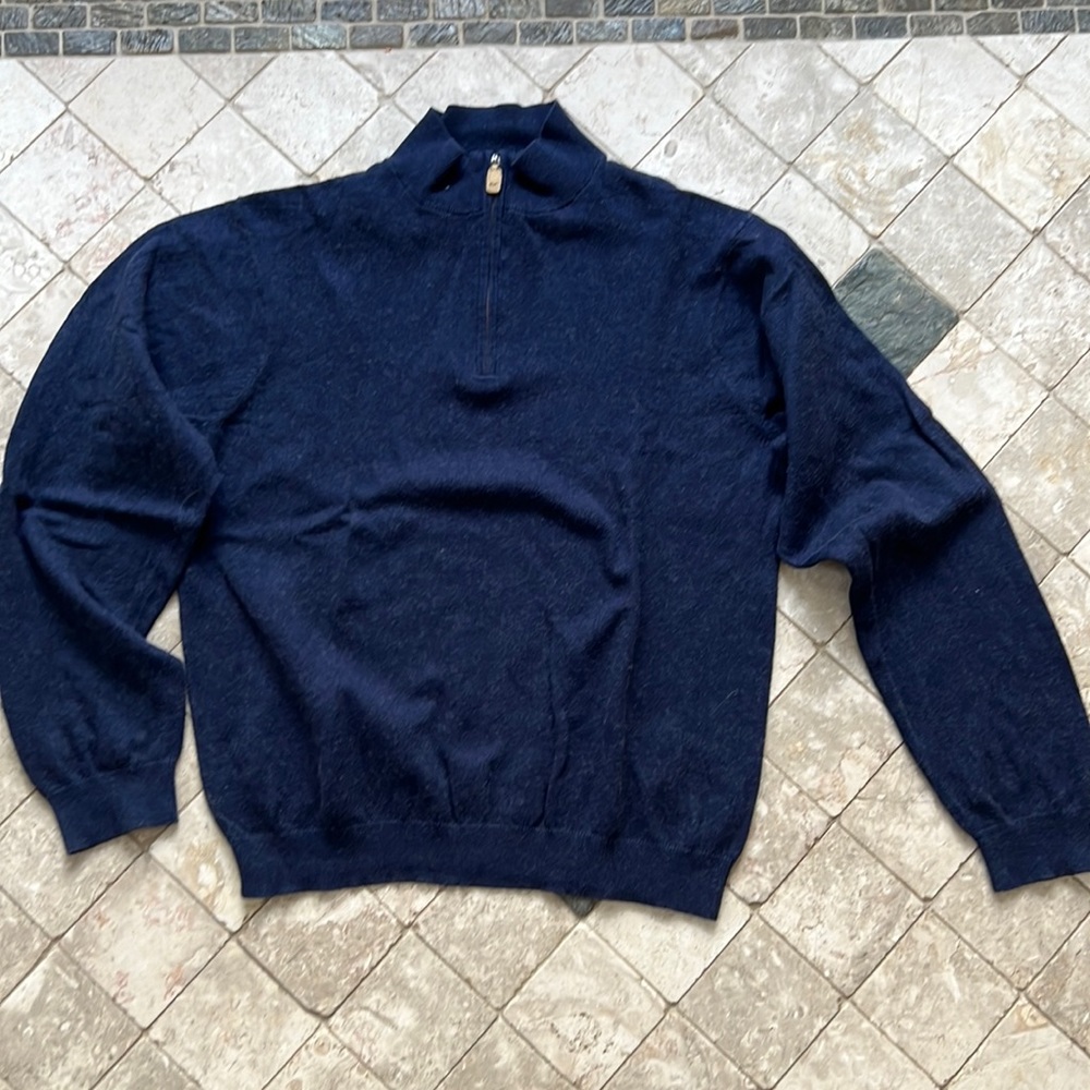 Vineyard vines mens quarter zip sweater